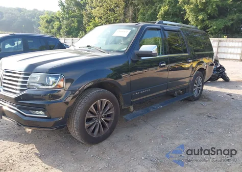 2015 Lincoln Navigator L L из США, поврежденный, VIN 5LMJJ3JT7FEJ07501